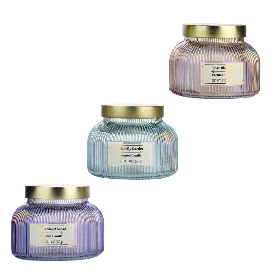 Velas Aromatizadas en Jarra de Cristal Surtidas - Caja de 6 4