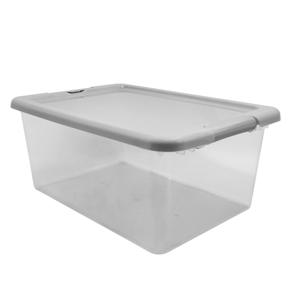 Cajas Organizadoras con Tapa Segura 14 qt Paquete de 18 Unidades 3