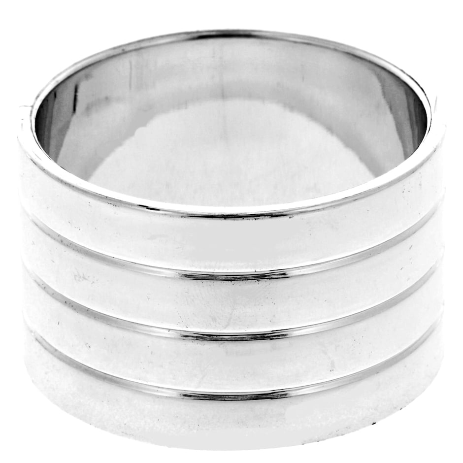 Bulk Round Silver Plastic Napkin Rings, 6ct. Packs Dollar Tree