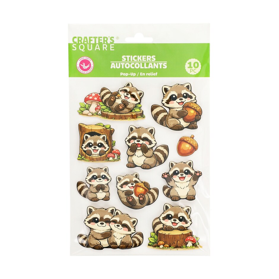 Stickers de Animales Chulisimos Crafters Square - Variedad de Disenos 4