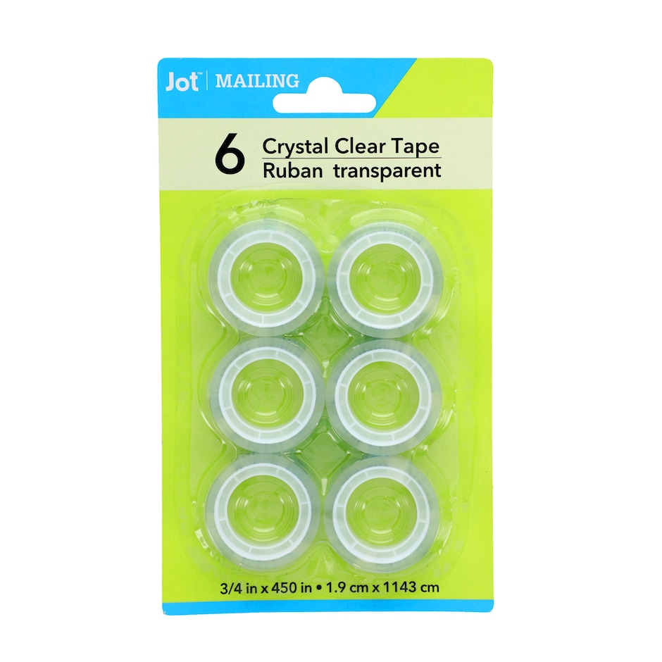 Jot Cinta Transparente Clara - 6 Rollos - Pa Tu Dispenser 3