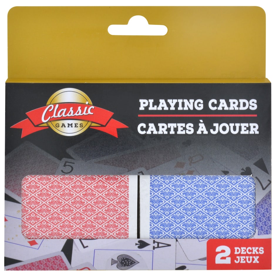 Bulk Classic Games Playing Cards, 2ct. Packs Dollar Tree