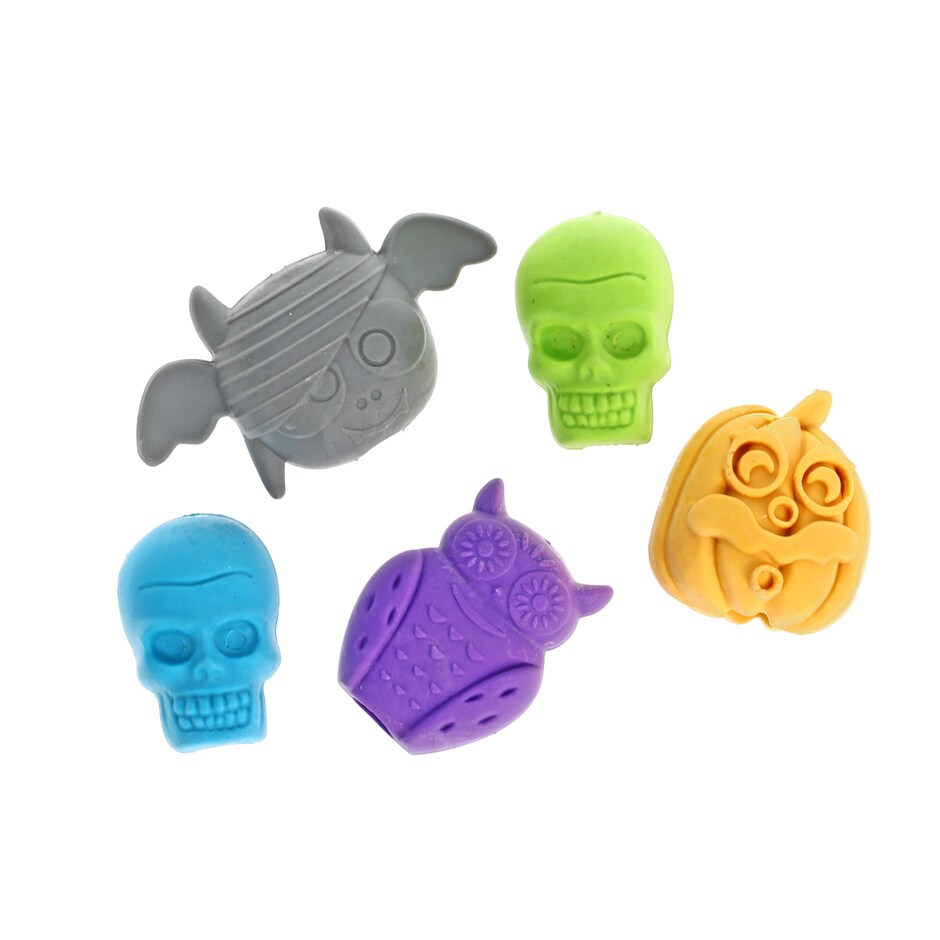 Bulk Halloween Themed 3D Erasers Dollar Tree
