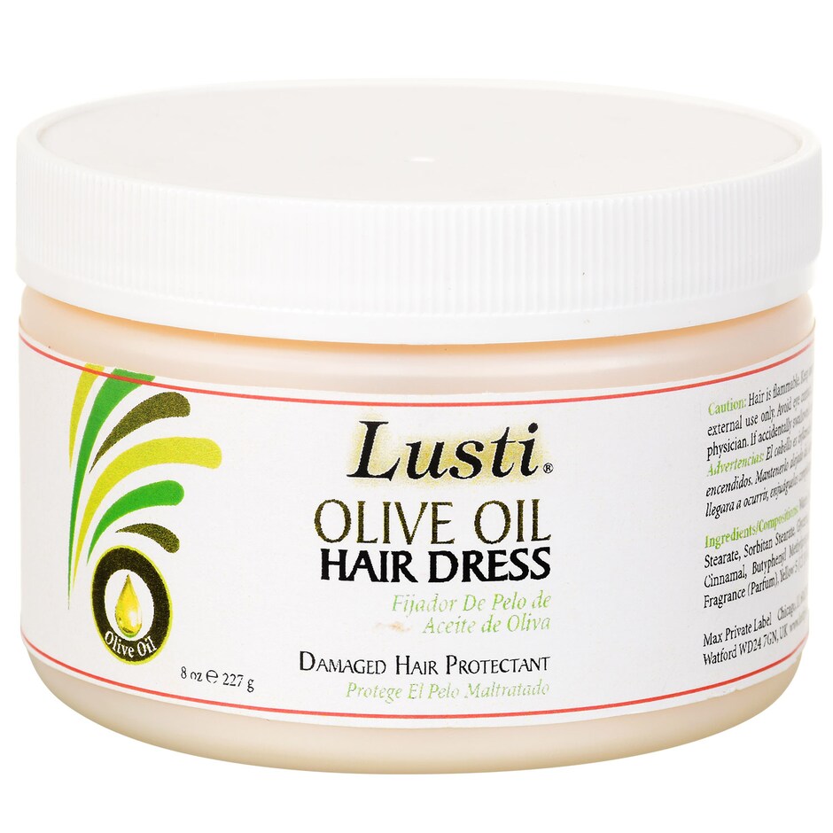 Lusti Organics Olive Oil Hair Dress, 10oz. Jars Dollar Tree