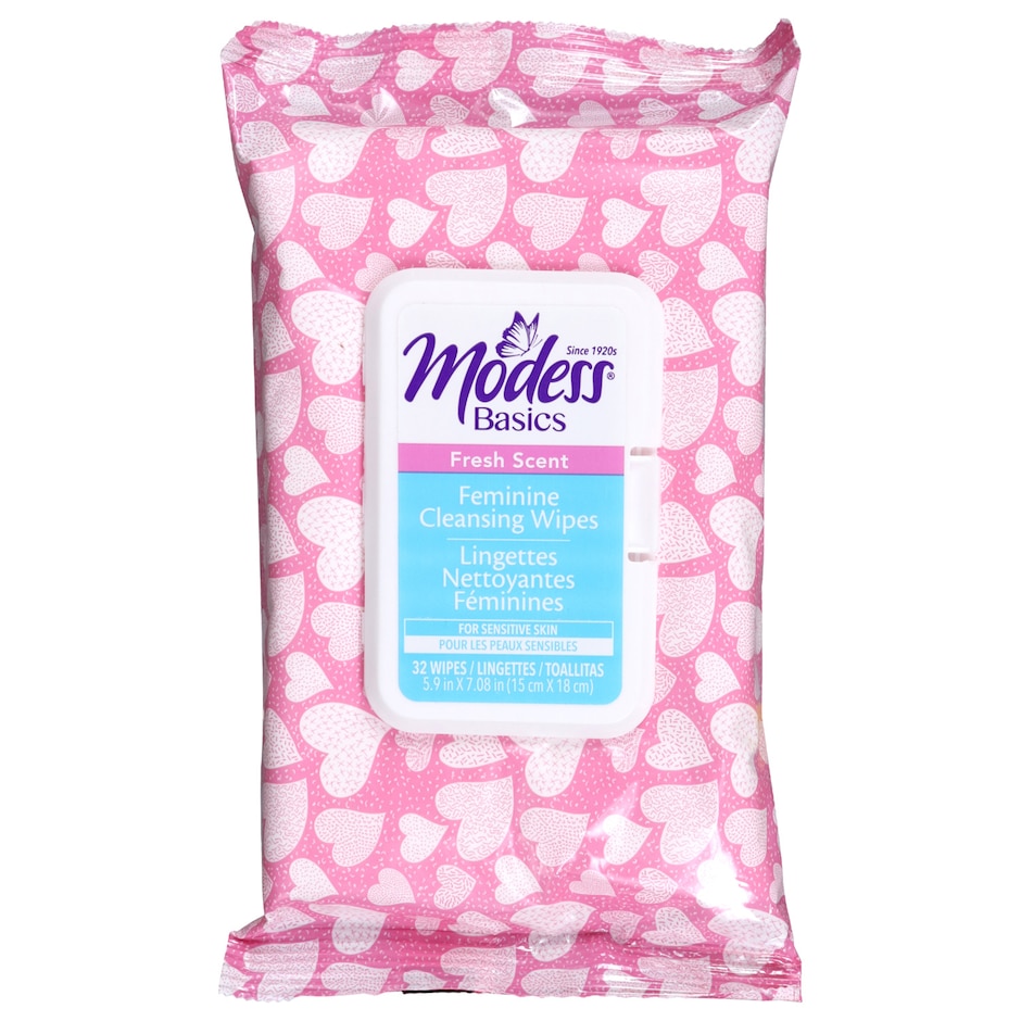 Modess Basics Panitos Intimos Aroma Fresco - Paquete de 32 4