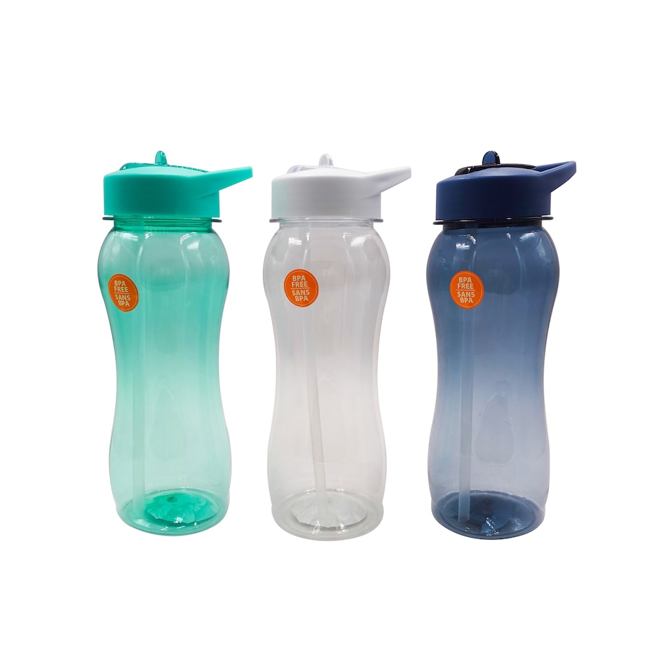 Termos de agua plasticos con sorbete, 25 oz. 4