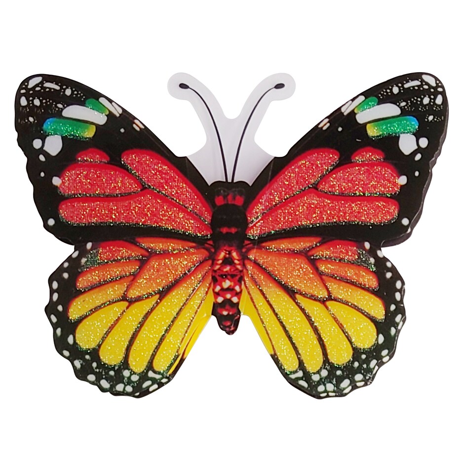 Pegatinas de Mariposas 3D con Brillo para Decorar - Paquete de 4 4