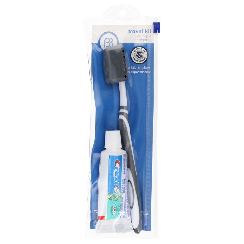 Brush Buddies Kit de Viaje Cepillo y Pasta Dental Colores Surtidos Pack 2 5