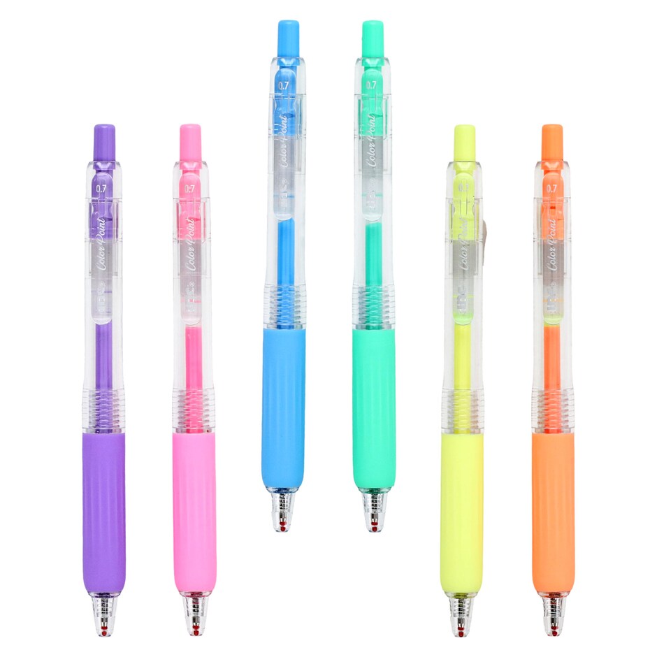 Lapicero Gel Acrilico Inc. Paq de 2 Colores Surtidos 4