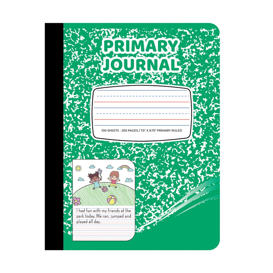 Cuaderno de Lineas Primarias para Ninos, Colores Surtidos 4
