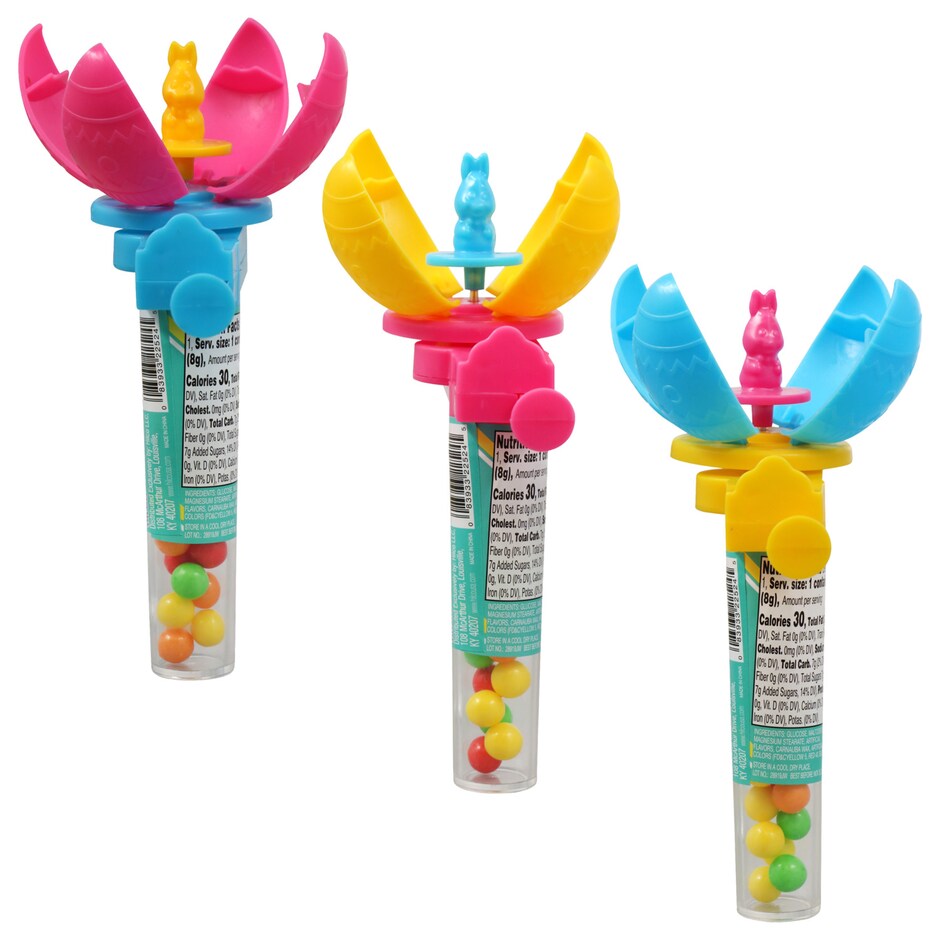 Bulk Happy Easter Bunny Spinners With Candy, 0.28 oz. Dollar Tree