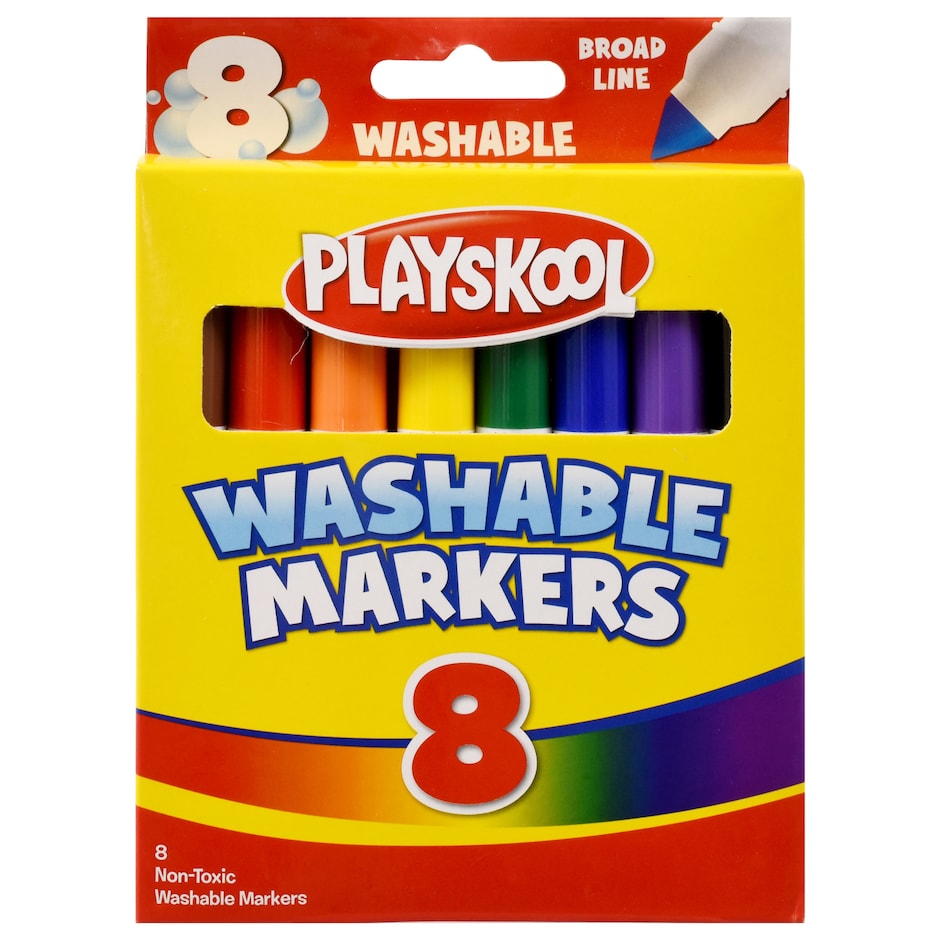 Marcadores Playskool Jumbo Lavables - 8 Colores Pa Gozar! 3