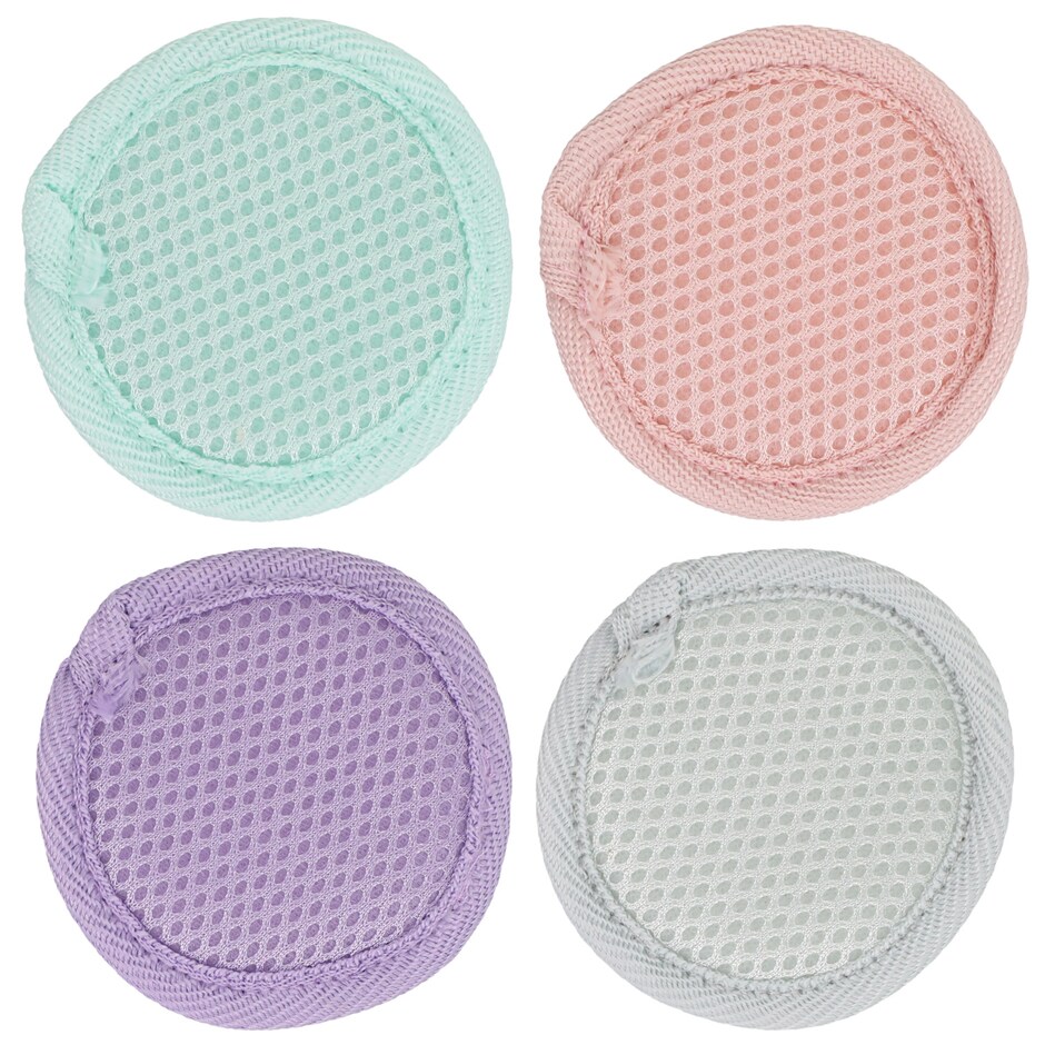 April Bath & Shower Microfiber Spa Facial Scrubbers, 3-ct.
