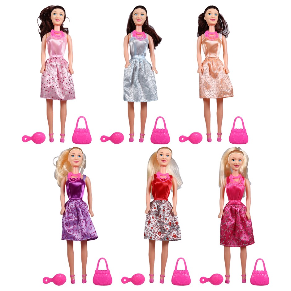 Bulk Caucasian Fashion Dolls with Accessories, 11.5 in. Dollar Tree