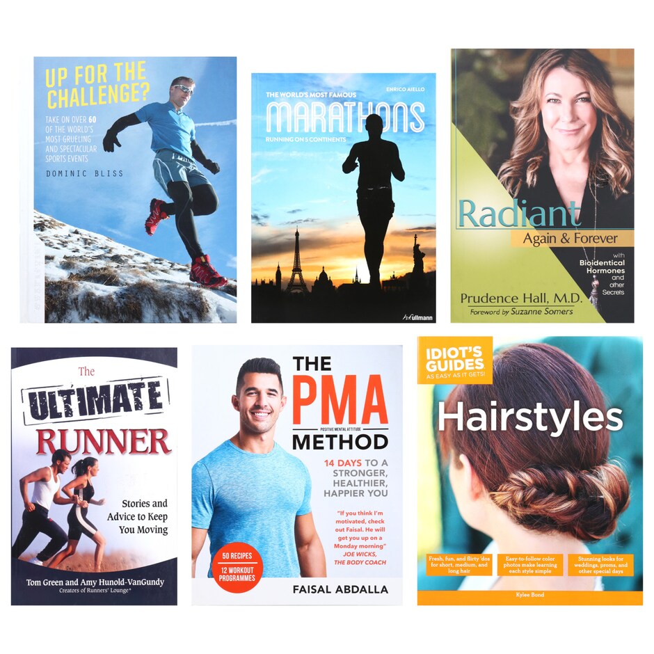 Beauty, Diet, and Fitness Books, 9.25x7.5 in.