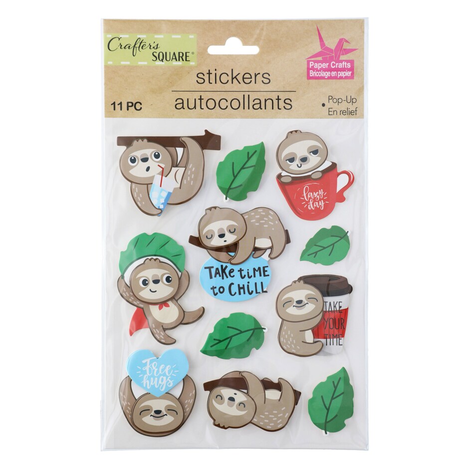 Stickers de Animales Chulisimos Crafters Square - Variedad de Disenos 6