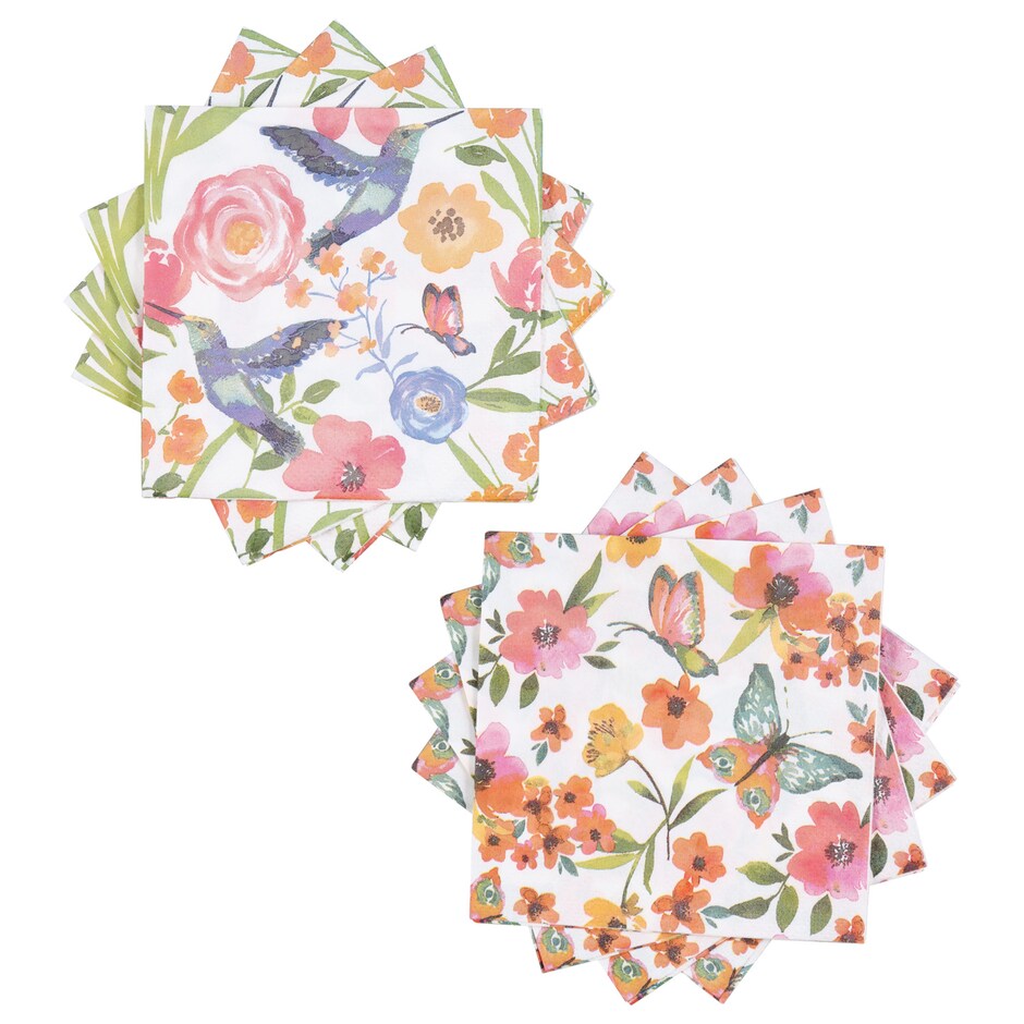Bulk Spring Fling Beverage Napkins, 28ct. Packs Dollar Tree