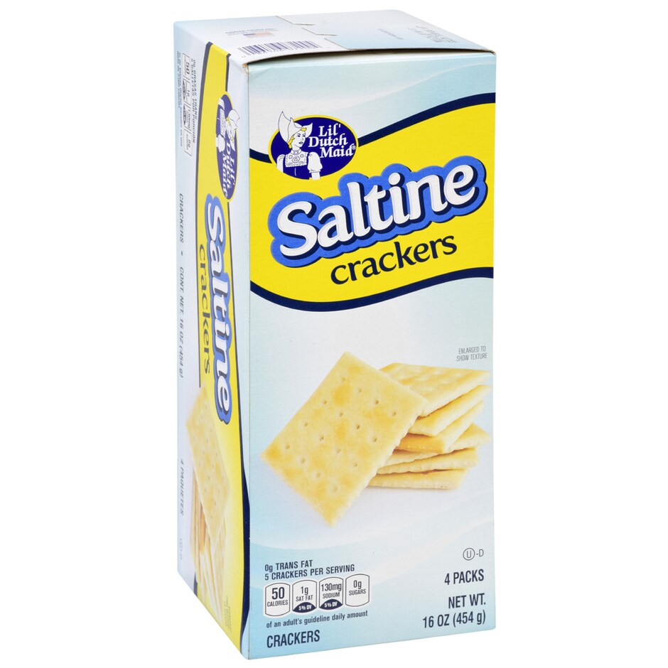 Bulk Lil' Dutch Maid Saltine Supreme Crackers, 16 oz. Packs Dollar Tree