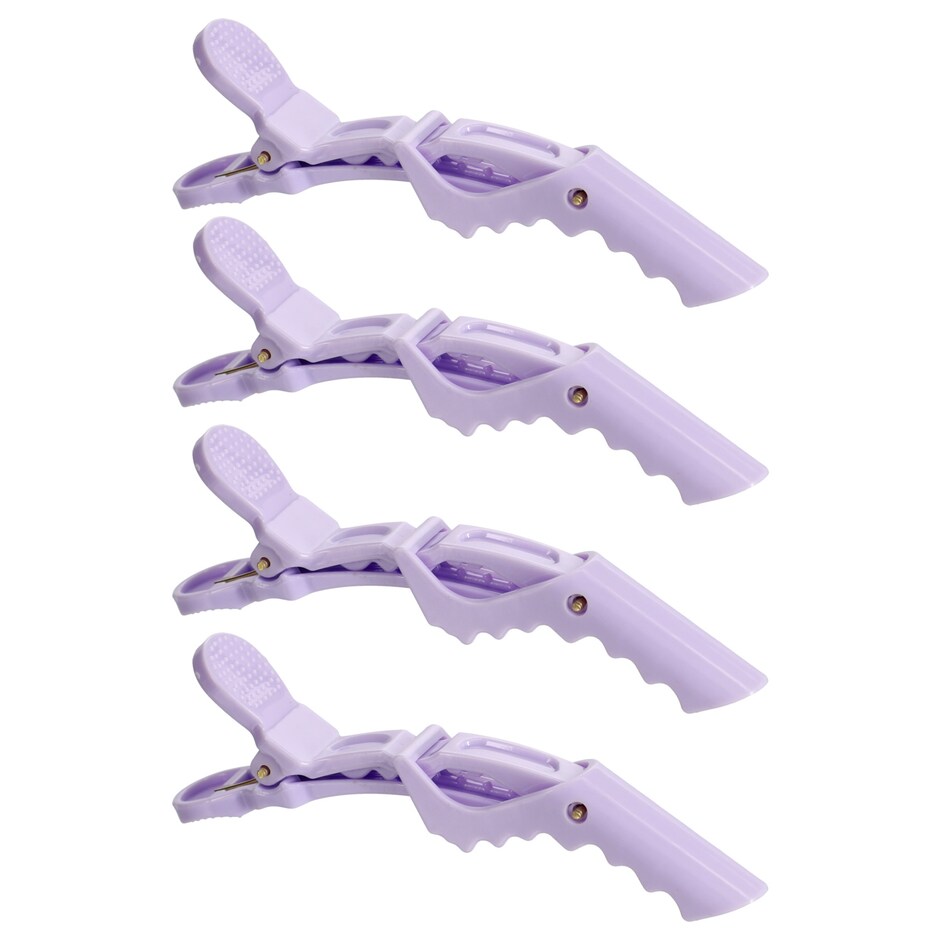 Pinzas Caiman de Pelo Colores Surtidos Paquete de 4 5
