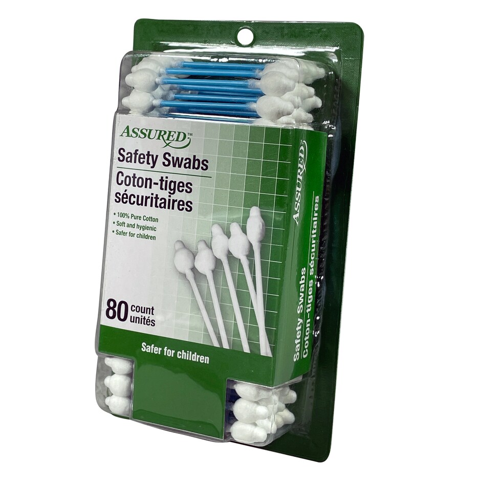 Cotonetes Assured Safety 80 Pcs Colores Surtidos Paquete Familiar 6
