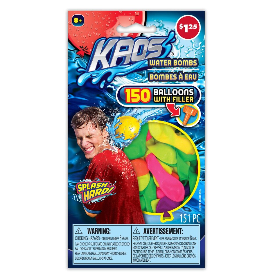 Bulk H2O Blasters Easy Fill Water Balloons, 100ct. Bags Dollar Tree