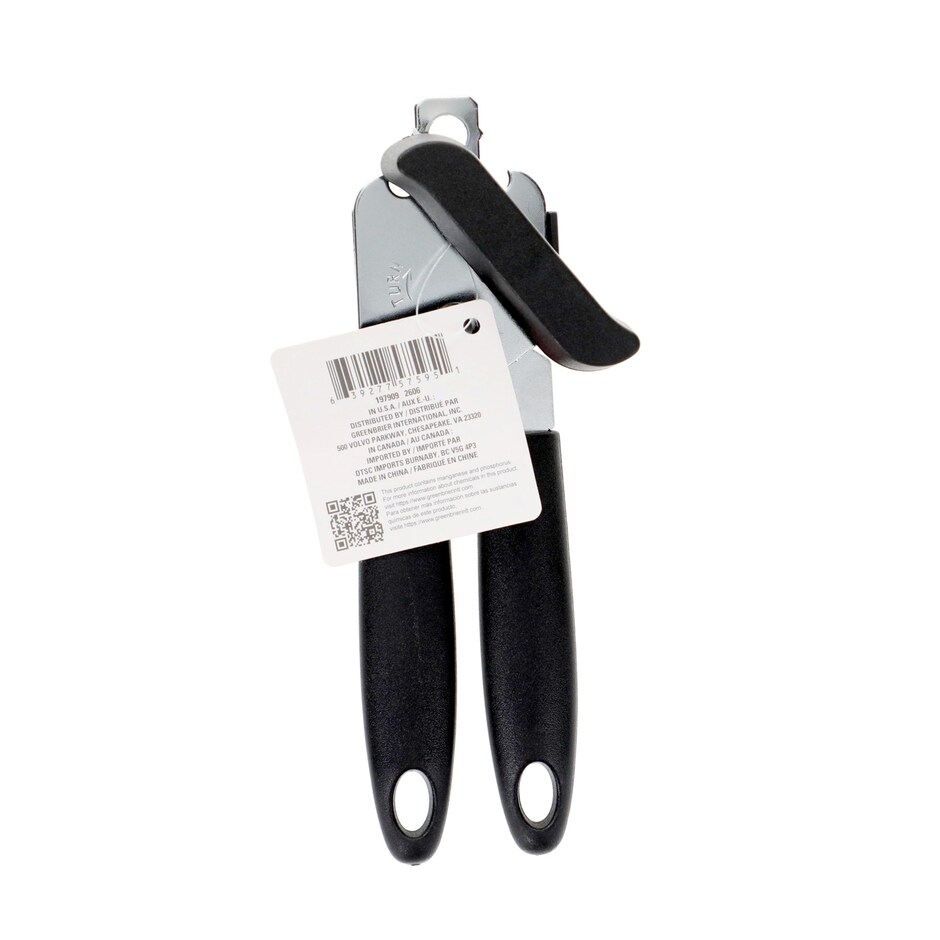 Abrelatas Negro con Agarre Comodo - Cocina Facil 3