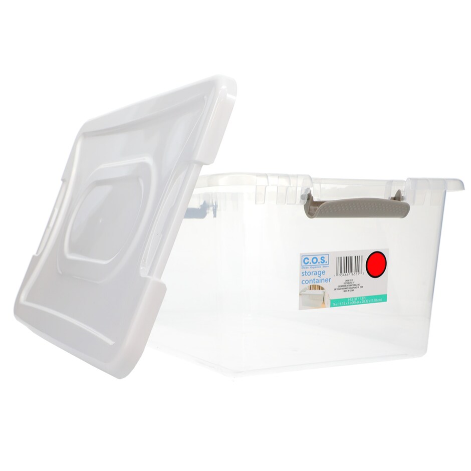Contenedor C.O.S. con Tapa de Clip, Pack de 3 4