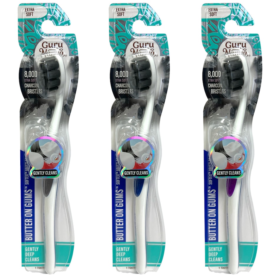 Cepillo Gurunanda Carbon Activado Softex Limpieza y Blanqueamiento 6