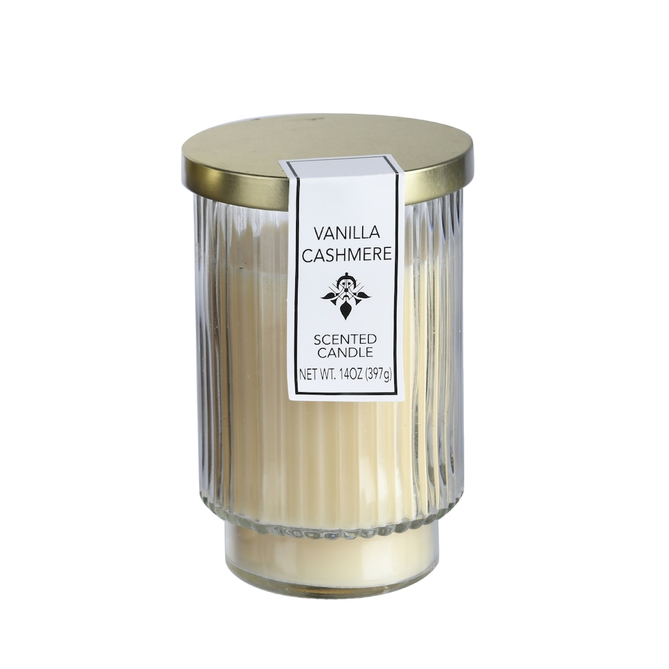 Vela Vainilla Cashmere Jarra Alta Aroma Suave y Relajante 2