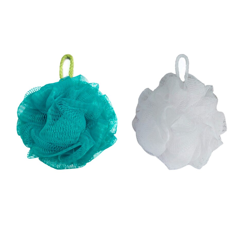Esponjas de Bano Loofah Malla Colores Surtidos Pack de 2 6