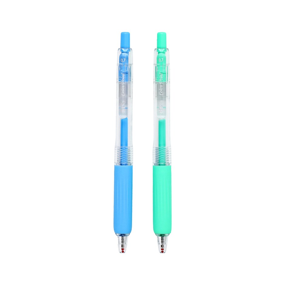 Lapicero Gel Acrilico Inc. Paq de 2 Colores Surtidos 5