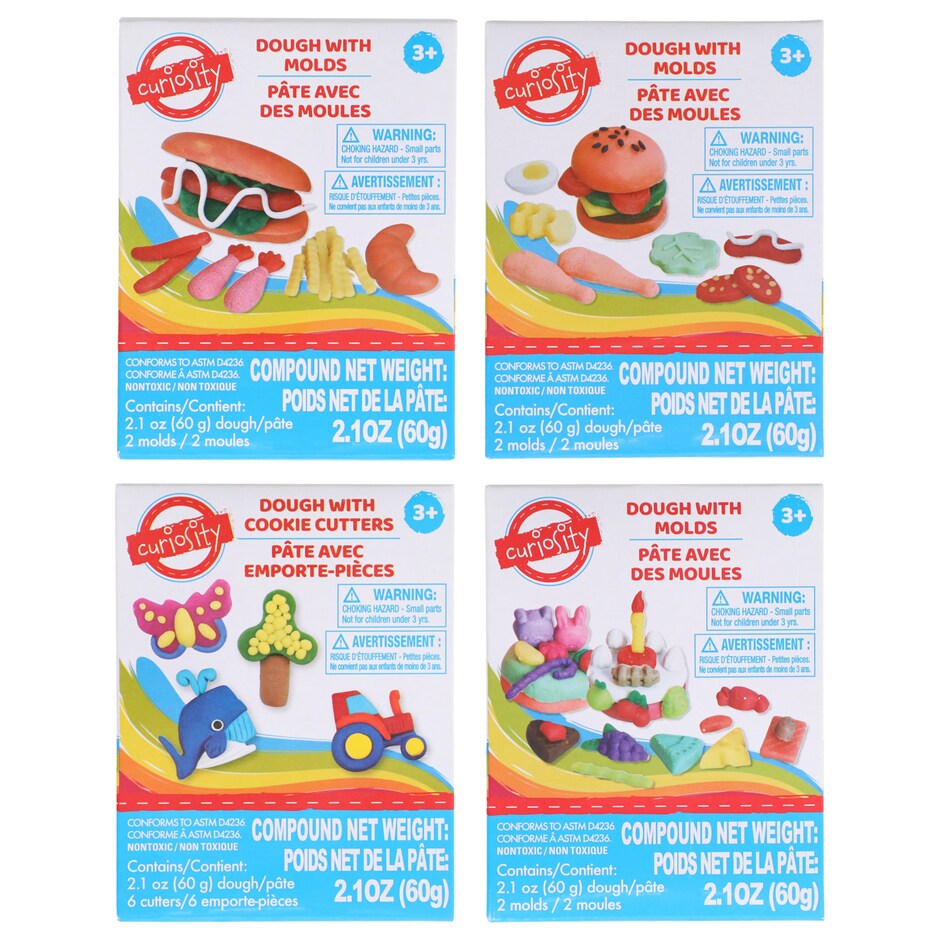 Assorted Craft Dough Fun Food Kits, 2.1-oz. Boxes