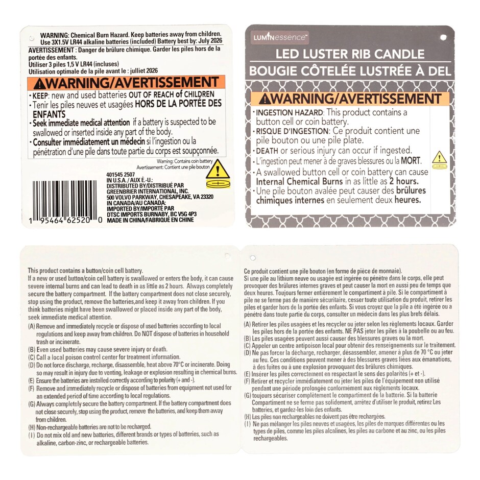 Vela LED Costilla Brillante Luminessence - Pa Que Tu Casa Brille 4