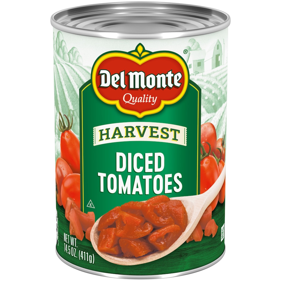 Del Monte Harvest Diced Tomatoes, 14.5oz. Cans Dollar Tree