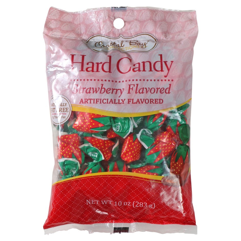 Bulk Coastal Bay Confections Strawberry BonBons, 10 oz. Bags Dollar Tree