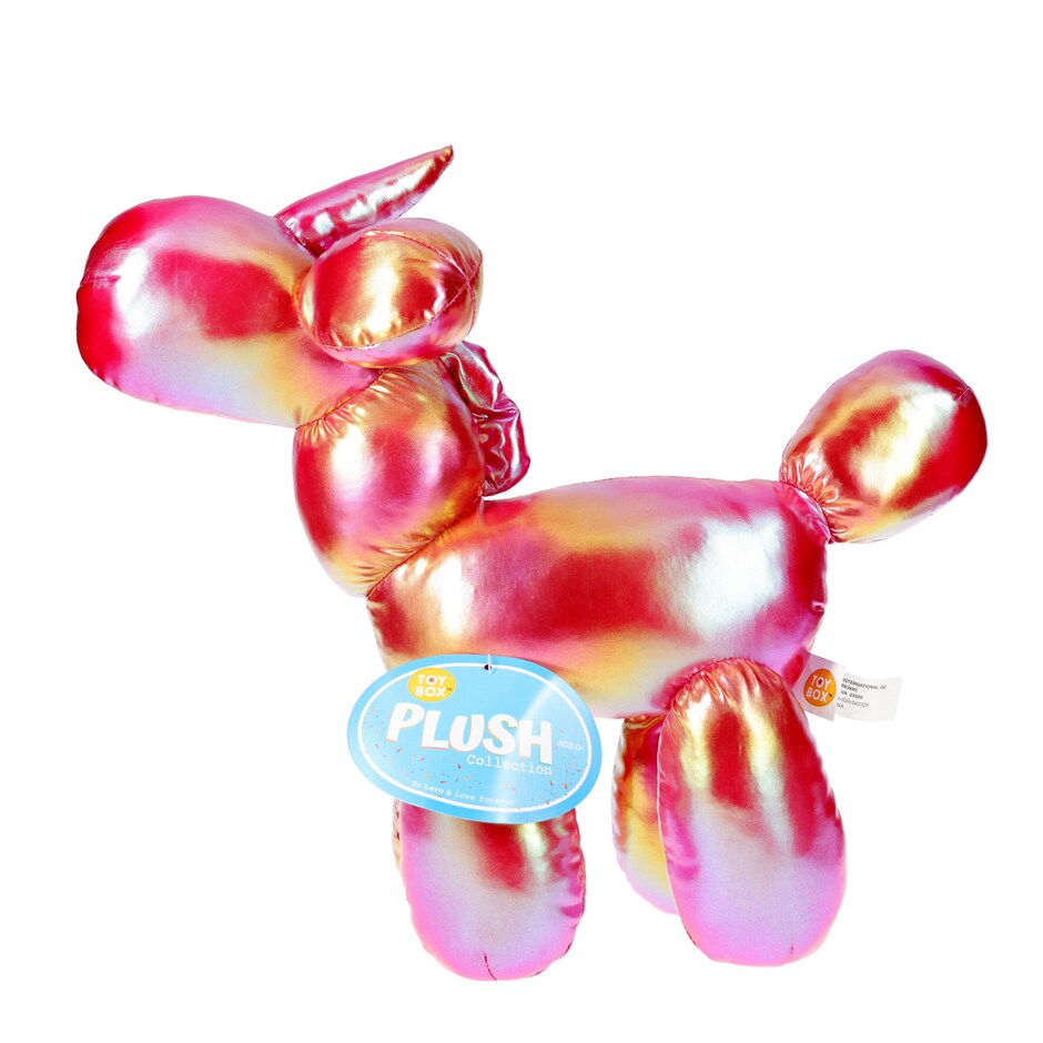 Muneco Peluche Animal Globo Iridiscente Colores Surtidos Paq 12 und 6