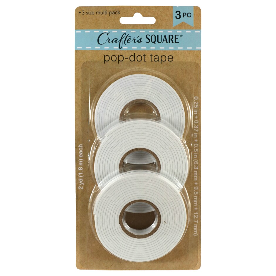 Cinta de Puntos 3D Crafters Square 3 Rollos 4