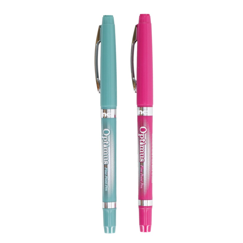 Plumas Inc Optimus Punta Fina - Paquete Doble de Colores Vibrantes 5