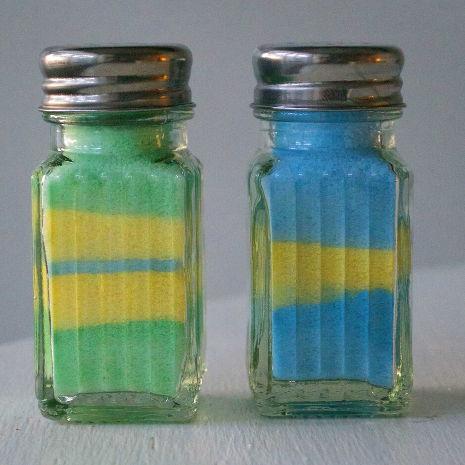 Colorful "Sand" Art Dollar Tree