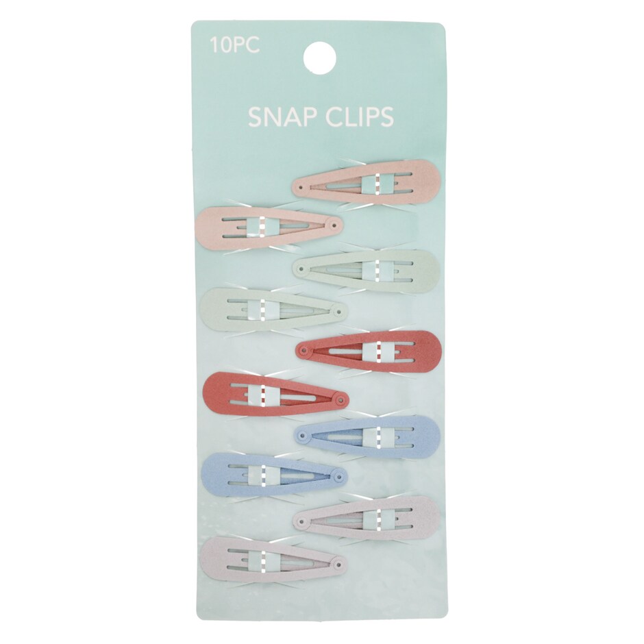 Ganchos de Pelo Clips Colores Surtidos Paquete de 10 4
