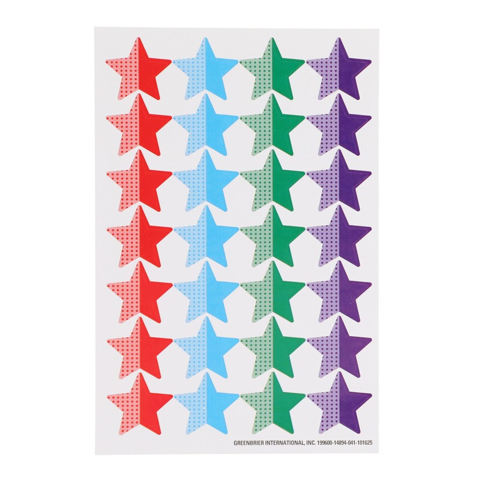 Stickers Estrellas Colores para Ninos 112 Pcs - Premios y Manualidades 4