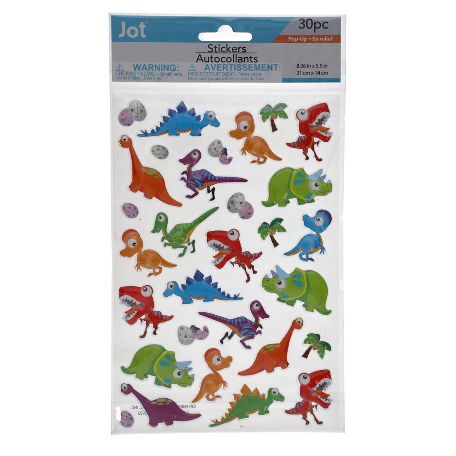 Calcomanias Surtidas con Relieve para Ninos 5