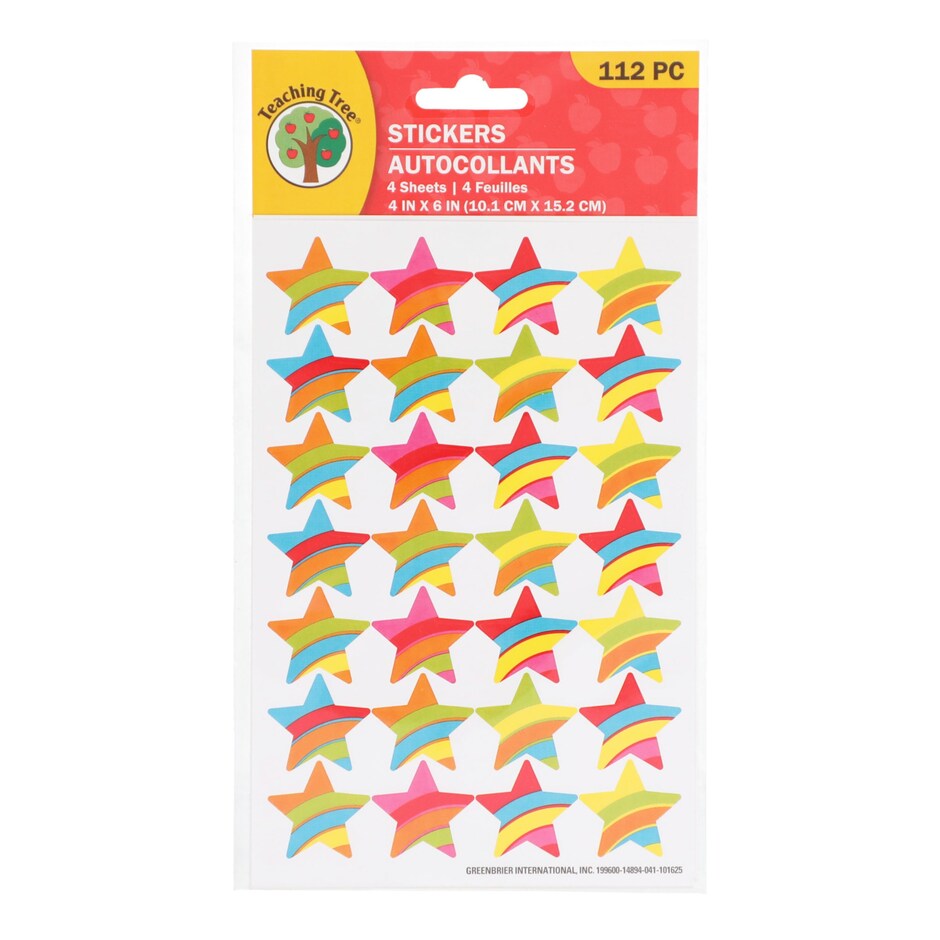 Stickers Estrellas Colores para Ninos 112 Pcs - Premios y Manualidades 5