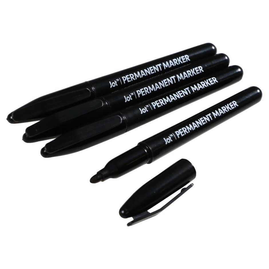Jot Marcadores Permanentes 4-Pack - Pa Que No Te Falten 4