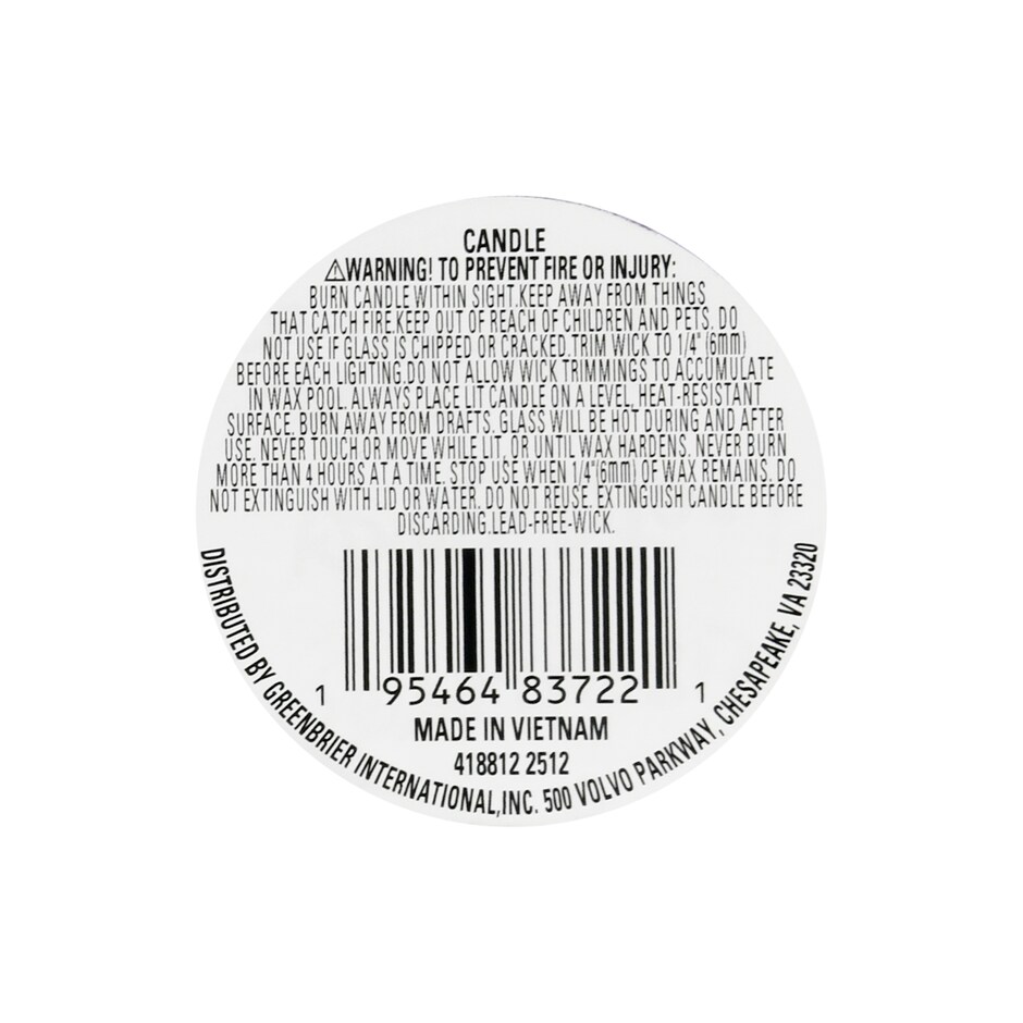 Velas Aromatizadas en Jarra de Cristal Surtidas - Caja de 6 5