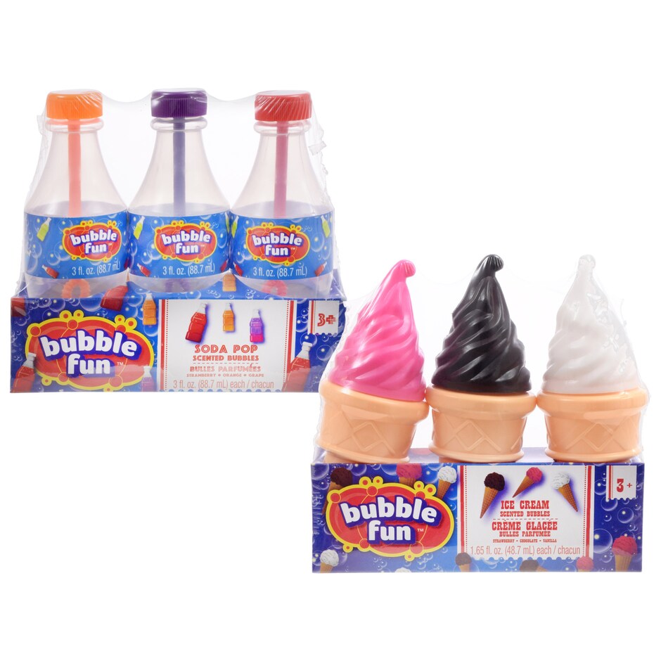 Burbujas con Aroma a Helado y Refresco - 3 Botellitas 5