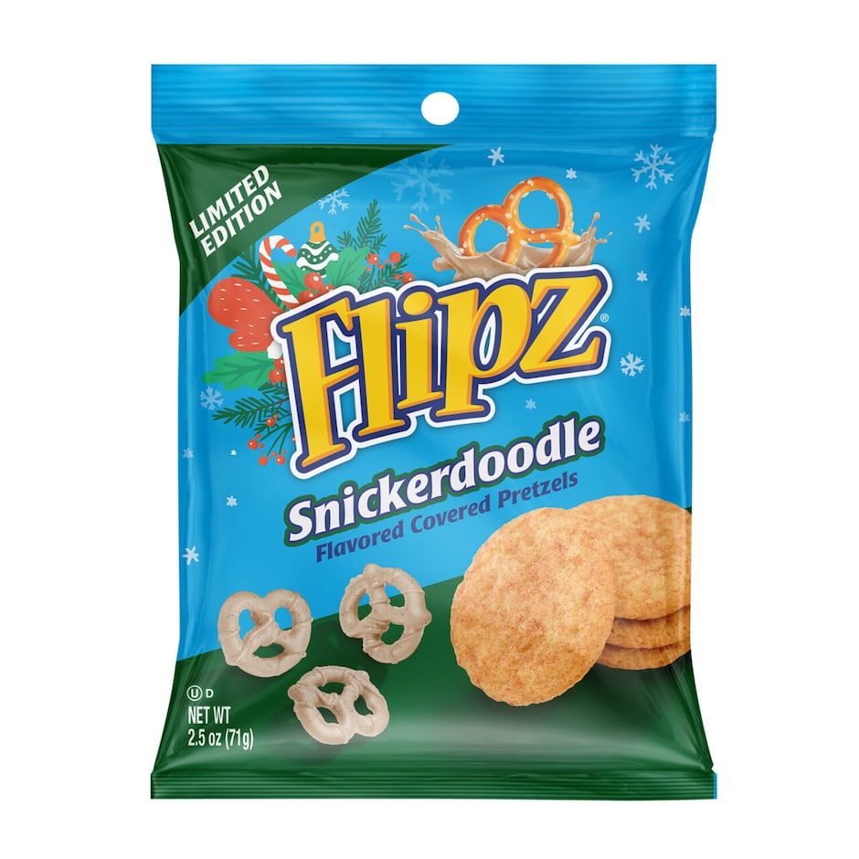 Flipz Snickerdoodle Pretzels, 2.5oz. Bag Dollar Tree