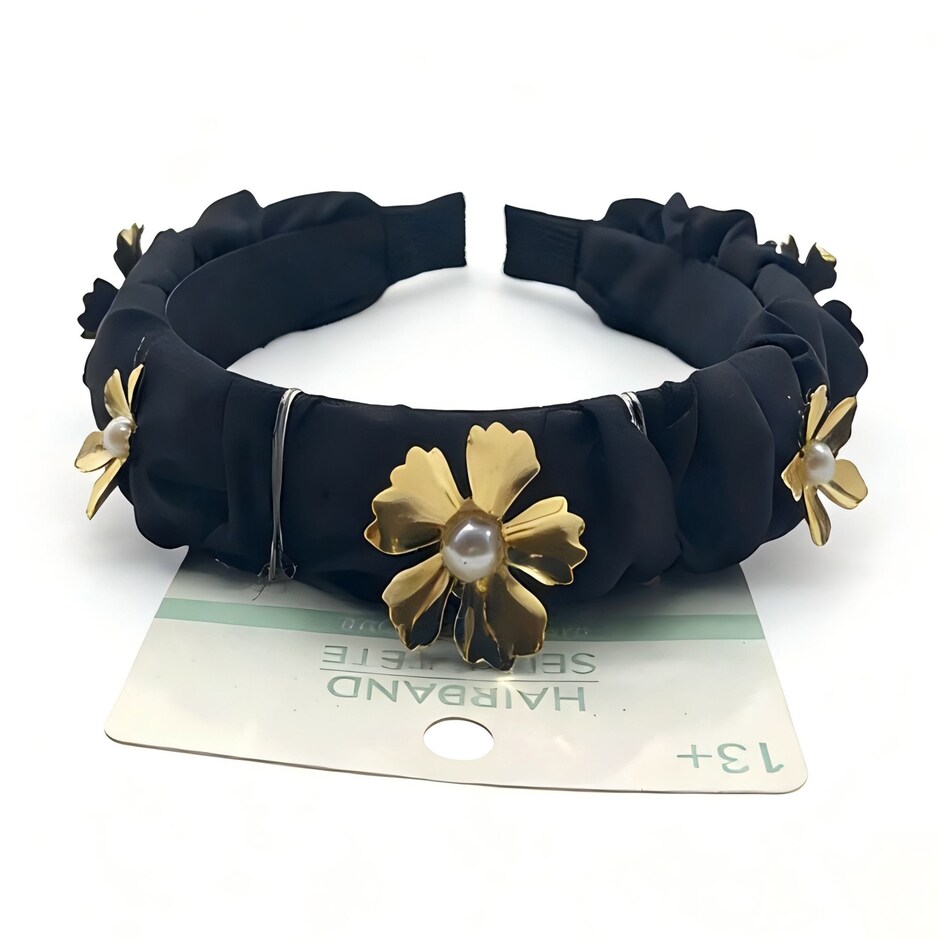 Diadema Chula de Flores de Metal Estilos Surtidos 5