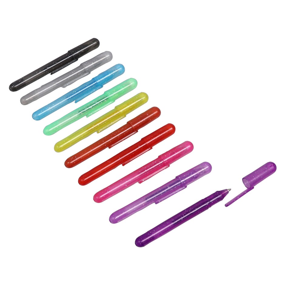 Jot Mini Boligrafos Gel Colores Surtidos Paquete de 10 2