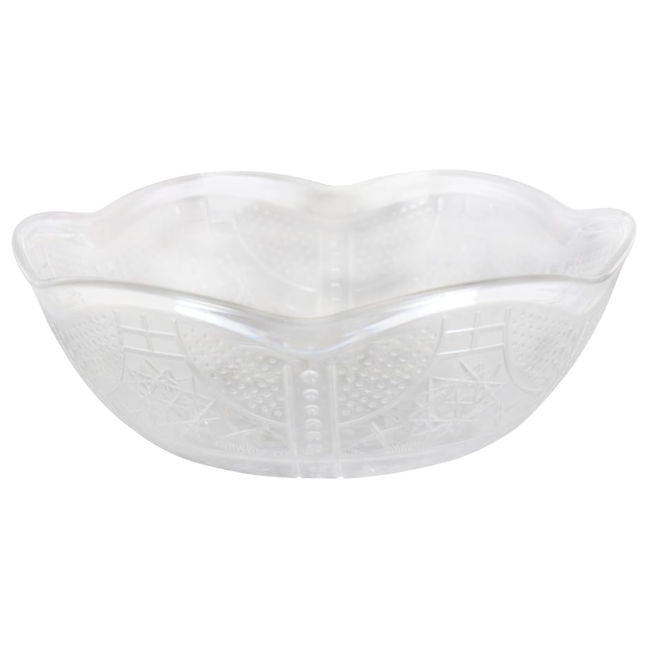 Plastic Crystal-Cut Salad Bowls, 4-ct. Packs